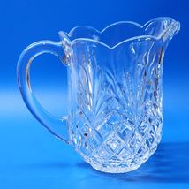 SHANNON 8&quot; Crystal Pitcher By GODINGER - 46oz DUBLIN Pattern AKA Diamond... - $409.92 MXN