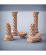 3D Printed Artisan Guild Naga Sacrifical Shrine Maneaters Nagarots 28mm ... - $34.51 CAD+