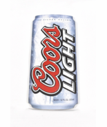 COORS LIGHT Beer Can 3D Wood Sign Licensed The Silver Bullet Man Cave Ba... - $67.22 CAD