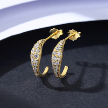 Snake 925 Silver Earrings Women&#39;s Cold Wind Ear Ring South Korea Simple All-Matc - £19.09 GBP