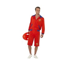 Smiffy&#39;s Baywatch Beach Men&#39;s Lifeguard Costume with Jacket and Long Shorts - La - £50.35 GBP