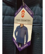 Free Country Men&#39;s Blue Polyester Long Sleeve Full Zip Casual Jacket Siz... - €29,22 EUR
