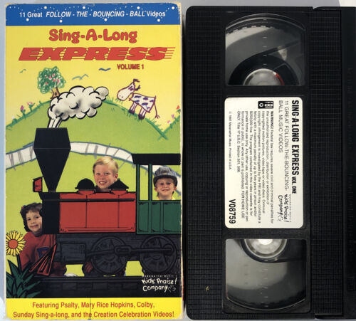 Sing A Long Express Volume 1(VHS 1991)Kids and 42 similar items