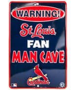 St Louis Cardinals 8 x 12 Man Cave Sign  - £13.29 GBP