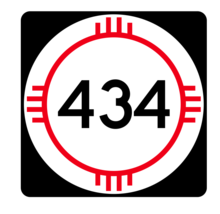 New Mexico State Road 434 Sticker R4184 Highway Sign Road Sign Decal - $1.45+
