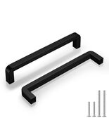 homdiy 25Pack 5in Black Stainless Steel Cabinet Handles Modern Drawer Pulls - $39.87 CAD