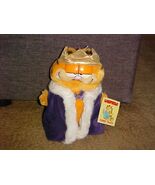 9&quot; Furry Tales Garfield Old King Cole Plush Toy With Tags By Dakin 1981 - $148.49