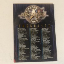 Star Trek Cinema Trading Card #82 Checklist - £1.54 GBP