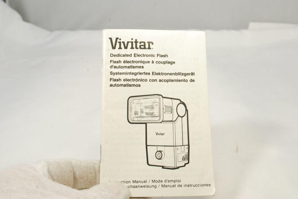 Vivitar Dedicated Electronic Flash Instruction Manual 7216057 - $7.65