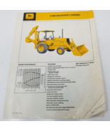 John Deere 410B Backhoe Loader Sales Brochure 1983 Specifications Accessories - £14.81 GBP