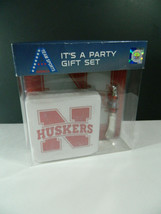 Nebraska Cornhuskers Huskers It&#39;s a Party Gift Set - £12.45 GBP
