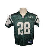 NFL Reebok New York Jets Curtis Martin #28 Boys Large 14 16 Green Jersey - $470.41 MXN