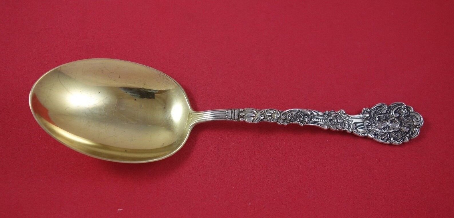 Primary image for Versailles by Gorham Sterling Silver Vegetable Serving Spoon Gold Washed 8 1/2"