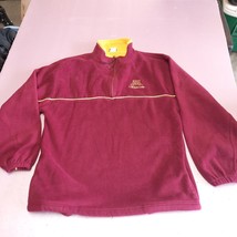 Minnesota Gophers Fleece Pullover Sweater Jacket Men XL Marron UOFM - £18.08 GBP