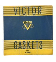Vintage Victor E-27650 Paper Gasket In Advertising Envelope 10.5&quot; X 9.5&quot; Oil Pan - £15.81 GBP
