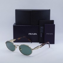 PRADA PR65ZS ZVN70L Pale Gold/Dark Green 55-20-140 Sunglasses New Authentic - $325.06