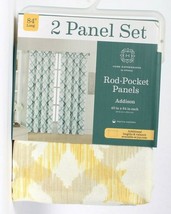 1 Pack Home Expressions Addison 40" X 84" Each Dove 2 Count Rod Pocket Panels