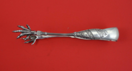Italian J Engraved by Whiting Sterling Silver Ice Tong w/ claw 6 1/2&quot; - £241.94 GBP
