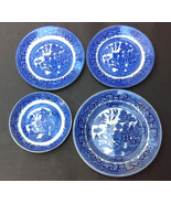 Vintage Assorted Blue Willow Pieces Maddock Steventon Made in England - $22.96