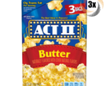 3x Packs | Act II Butter Tasty Flavor Microwave Popcorn | 3 Bags Per Pack - $20.77