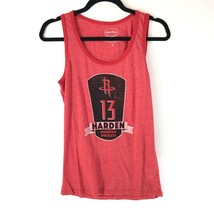 NBA Houston Rockets Womens Tank Top Harden 13 Sleeveless Red Size XL - £7.63 GBP