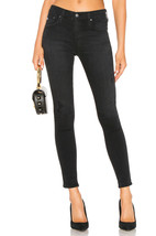 NWT AG FARRAH 3 YEARS BLACK CAFE HIGH-RISE SKINNY ANKLE JEANS 25 - £64.09 GBP