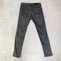 Hollister Jean Mens 28 Skinny Epic Flex Dark Gray Stretch Denim Pant 28x30 Y2K - $21.95