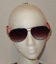 Olivia Occhiali sunglasses womens Polarized Aviator Sunglasses Red Silver - $14.80