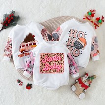 Retro sweater baby Xmas romper My first Christmas, Retro babies 1st Xmas, Christ - £35.30 GBP