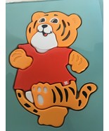 Hallmark Illco Preschool Tray Puzzle 1980s Toy Shirt Tails Tiger Plastic... - £11.84 GBP