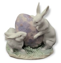 Rare Lladro "Easter Bunny"  Figurine 5902 Artist Jose Luis Alvarez Made in Spain - $371.25