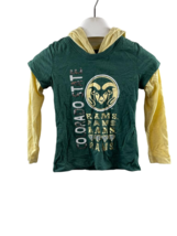 Colosseum Kid&#39;s Girls Colorado State Rams Hoodie Yellow-Green XL (14-16) - $14.84