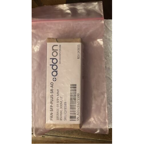 Addon PAN-SFP-SX-AO PALOALTO SFP 550M SX PAN-SFP-SX COMPAT TAA XCVR 1-GI... - $81.38