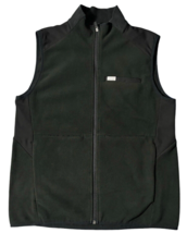 Figs On Shift Vest Black Women&#39;s Size Large Fleece Full Zip Sweater Pockets - £33.82 GBP