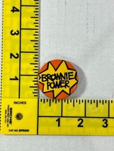 Brownie Power Pin Back Vintage GSA Girl Scouts - £7.77 GBP