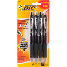 BIC Velocity Bold Pens 4/Pkg Black - $16.40