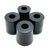 1 1/4&quot; Round Rubber Feet Bumpers Unthreaded Spacer Foot Steel Washer Equipment - £9.36 GBP+