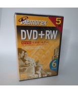Memorex DVD+RW Blank Disc 120 min 4.7 GB Lot of 4 Factory Sealed New- Re... - £11.74 GBP