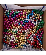 80 FEET Vintage Bead Beaded Christmas Tree Garland Multi Color Metallic ... - £46.14 GBP