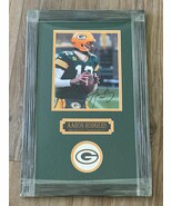 Aaron Rodgers Autographed 8x10 in Custom Green Bay Packers frame w/COA - $343.00 CAD