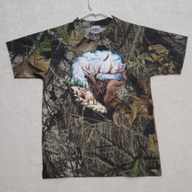 Mossy Oak Kids Camo T Shirt Size XL Short Sleeve Camouflage Casual Elk - £11.74 GBP
