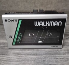 Rare Sony Walkman Wm-11 Stereo Cassette Player Parts or Repair 1979 As Is - £89.63 GBP