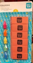 Pen Gear - 6 Pink Erasers &amp; 5 Pencil Cap Erasers - New in sealed package - $7.84