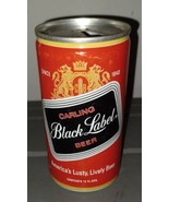 Vintage Empty Pull Tab Beer Can Carling Black Label Beer Red 12 Oz. - £3.93 GBP