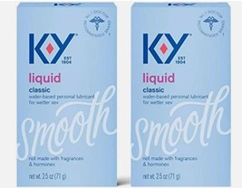 2 Boxes K-Y Liquid Smooth Lubricant,*08/2025*2.5 Ounce, Clear - $13.49