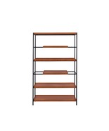 Oaken Bookshelf, Honey Oak &amp; Black Finish - $927.64 CAD