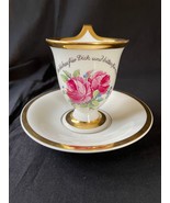 antique KPM porcelain cup and saucer Floral and gilded. Marked bottom - £179.55 GBP