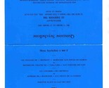 Le Dernier Tri Restaurant Quinzaine Seychelloise Tent Menu 1983 Ohain Be... - $21.85