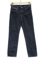 Polo Ralph Lauren Jeans Boys 12 Hampton Straight Leg Dark Wash Denim Blu... - $18.99