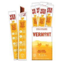 READ Vermont Smoke &amp; Cure Hot &amp; Spicy Snack Smoky Chili Turkey Sticks 24... - $39.59